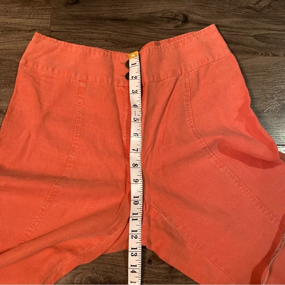 Vintage Tencel pants Linen Lyocell blend crop pant capris - Picture 13 of 14